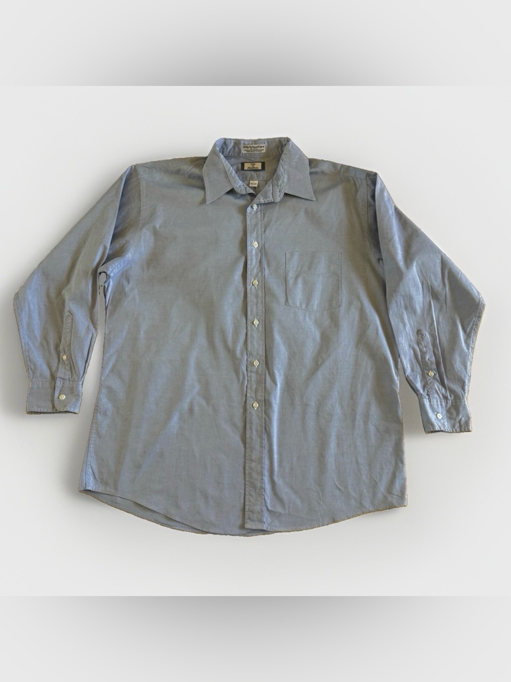 Cox & Hawkens Light Blue Pinpoint Oxford Button Down Shirt 16.5 32